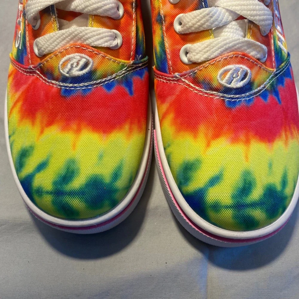 Heelys‎ Tie Dye Rainbow Pink Girls Youth Roller Shoes Sneakers Size 4 Pro 20